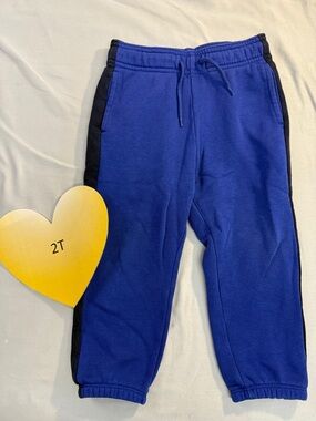 GAP Kids Royal Blue Joggers with Black Accents